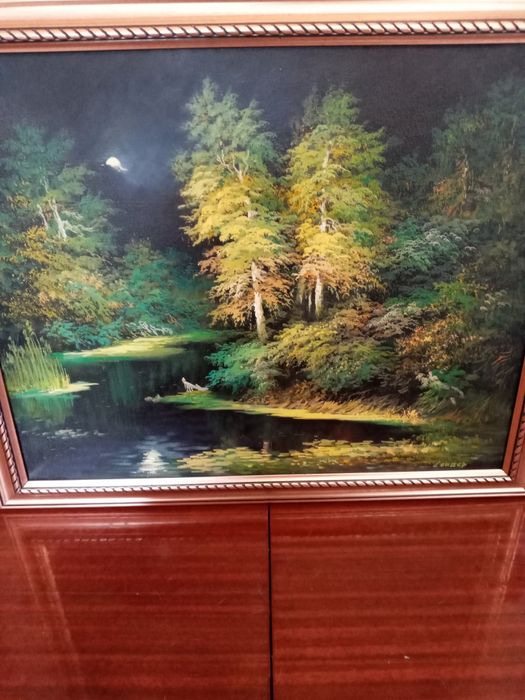 Картина "Природа" Лесной пейзаж.