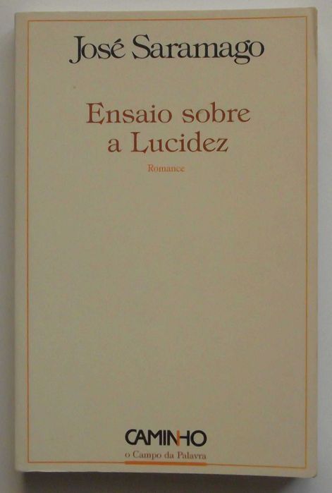 Obra/Livro Ensaio Sobre a Lucidez