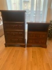 Duża i mała szafka - Komody wykonane z drewna .. nie sklejka.!