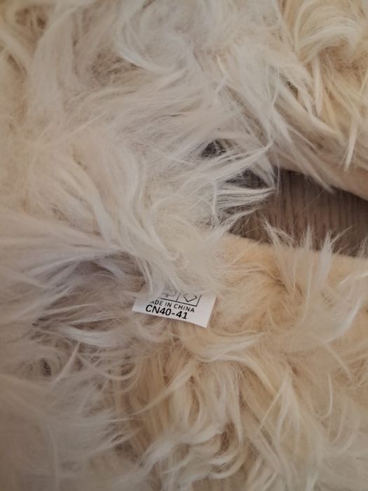 Пушистые тапочки