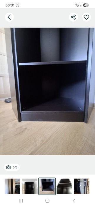 Ikea PAX 236x73x73 czarny brąz
