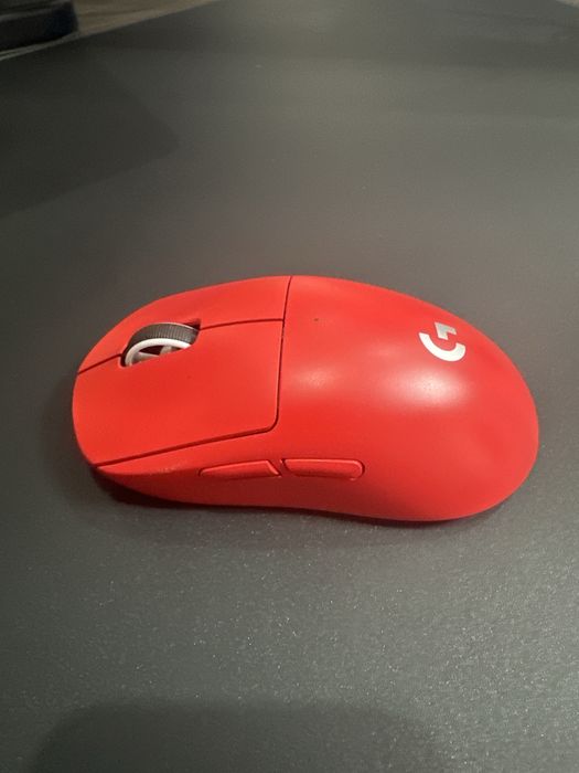 logitech g pro x superlight wireless red
