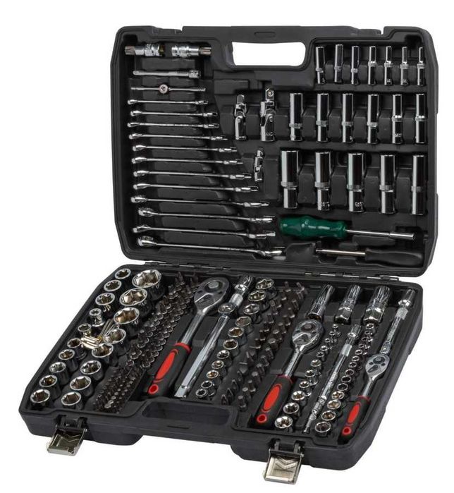 Набор головок и ключей NEW TOOLS на 216 инструментов Набір інструментів ключів головок