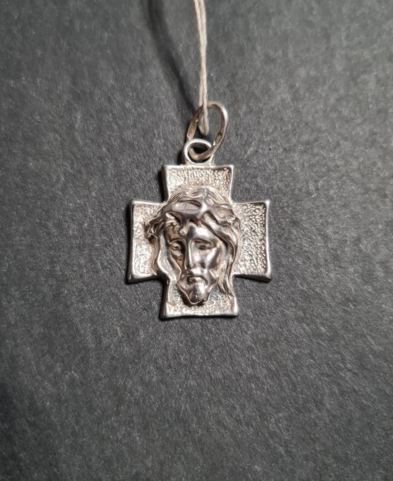 Хрест срібний підвіс