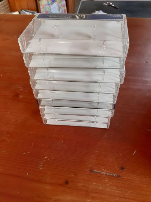 Caixa para cassetes de música