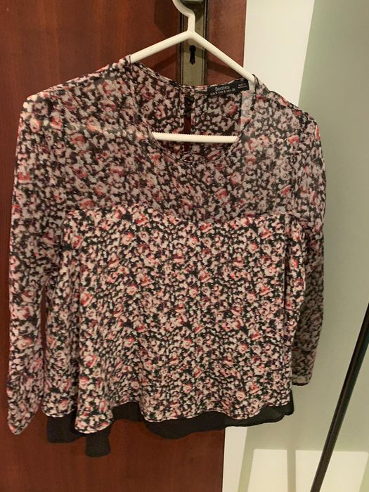 Blusa com padrão Bershka
