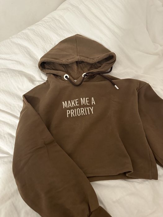 cropped sweatshirt / hoodie
