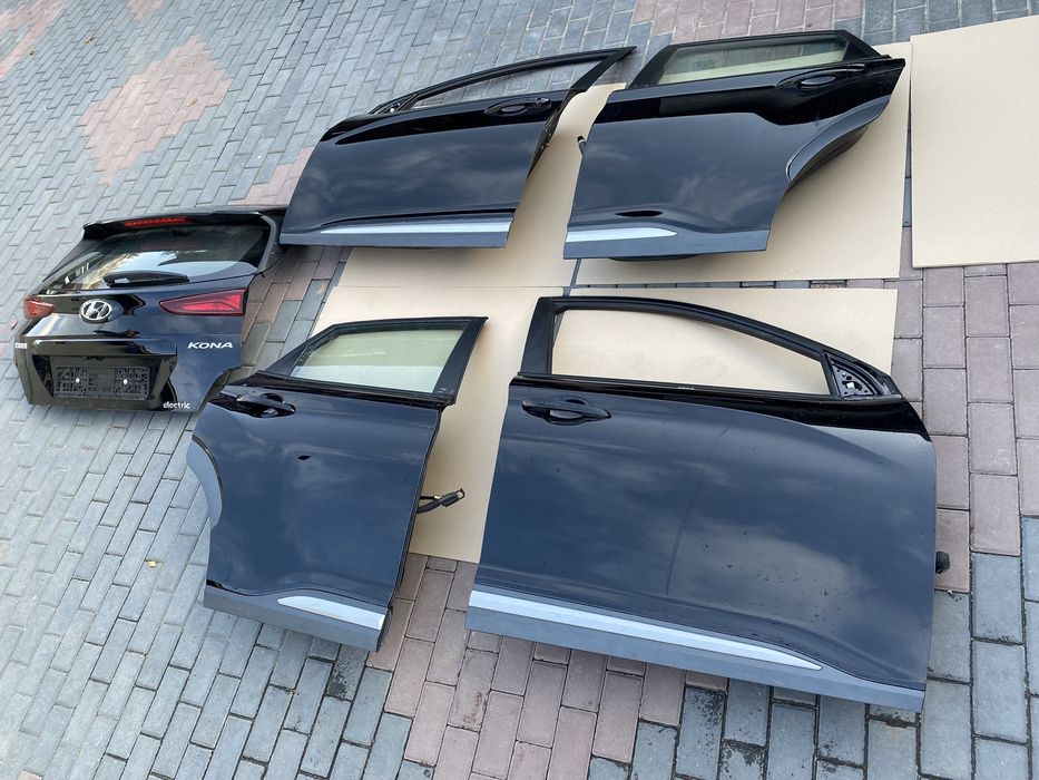 Hyundai Kona Хюндай Кона Дверка Двері Двери Дверь передня ліва передня права задня ліва задня права, різні кольори в наявності РОЗБОРКА ЗАПЧАСТИНИ