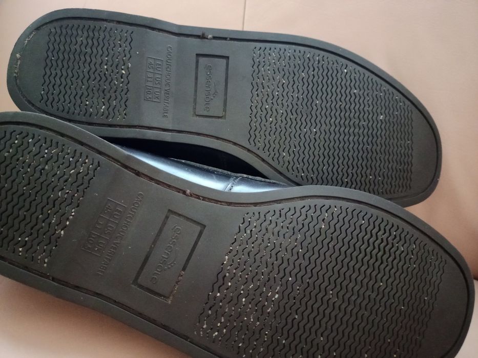Buty mokasyny lofery skórzane męskie rozmiar 45/29