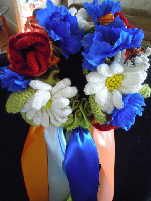 Український віночок Національний.
Ексклюзив.Ручна робота.