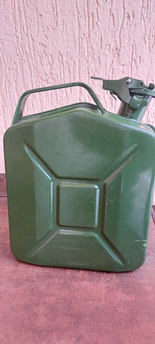 Каністра металева для палива 5л (Зелена)