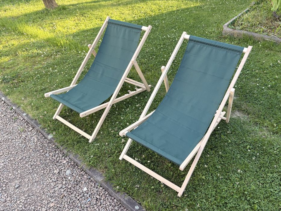 Leżaki ogrodowe nowe komplet
