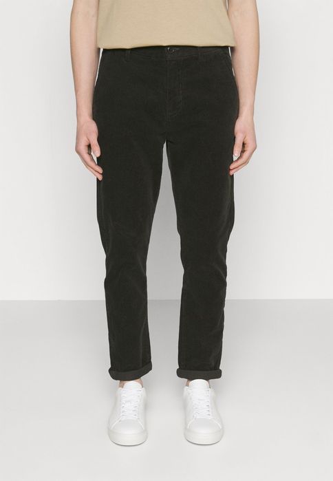 Spodnie sztruksowe ciemno-zielone J.LINDEBERG XL