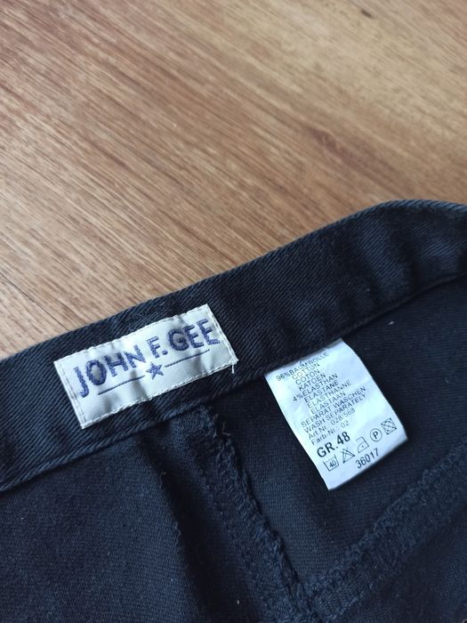 Jeansy męskie czarne John.F.Gee!