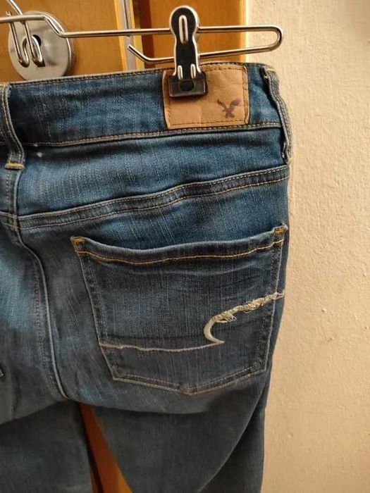 Calça de ganga skinny Super Stretch para mulher, da marca American Eagle Outfitters