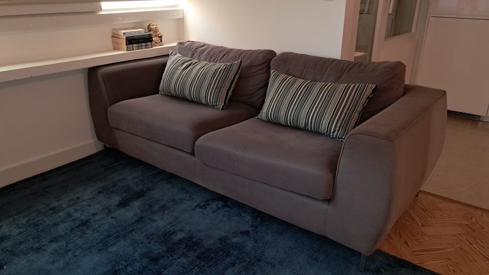 Sofá 3 lugares Cinzento URGENTE