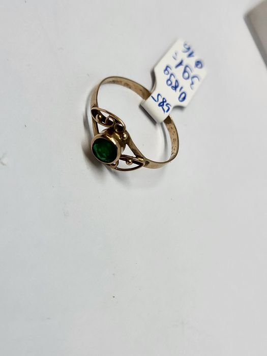 Pierścionek 14k 585 r16 komis Madej Gorlice