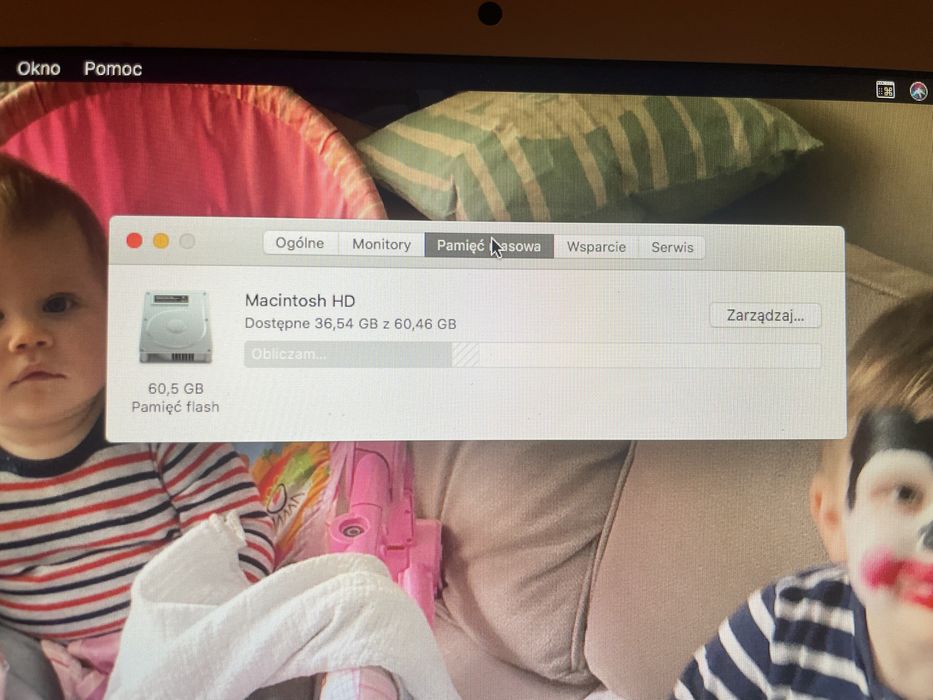 Macbook A1370 11,6” 2011 rok macOS sierra 2GB RAM i5