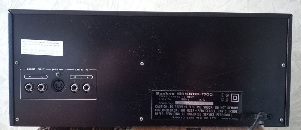 Продам касетну деку Sankyo STD 1400