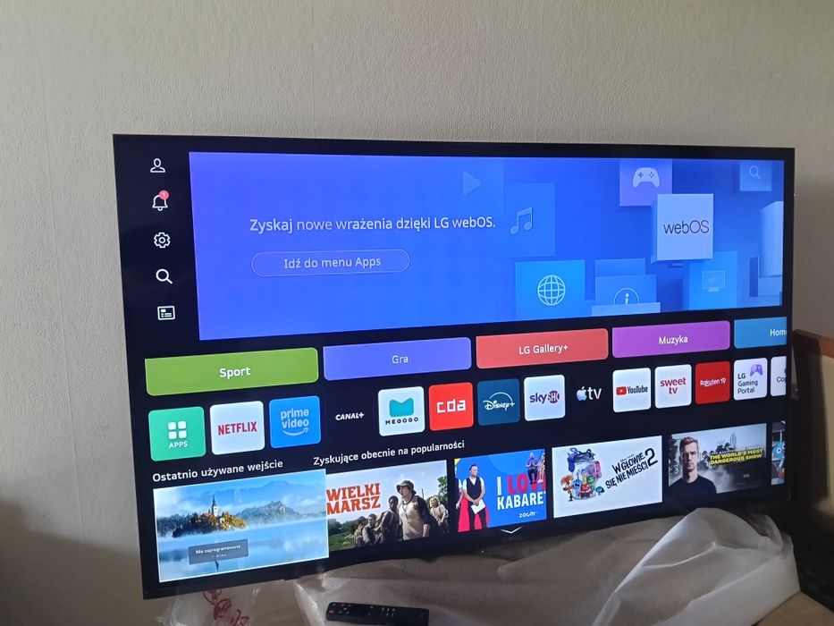 LG65UA73006LA 4K UHD gwarancja nowy