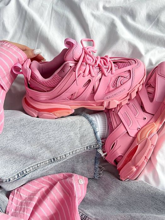 Кросівки Balenciaga Track Trainer Pink / кроси Баленсіага Трек рожеві