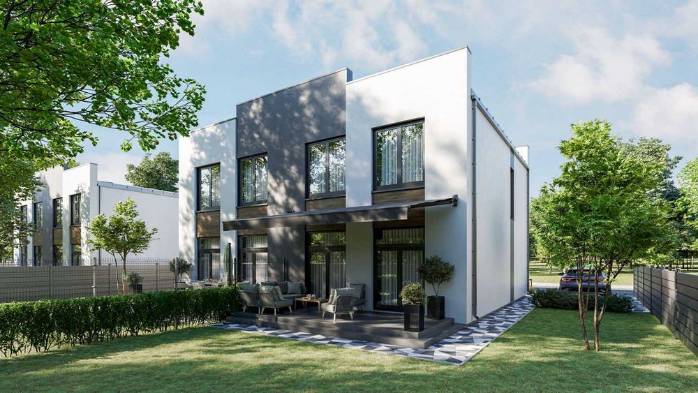 Вітаю. Продаж сучасного будинку-дуплексу, ТОПОВА локація, Білогородка.