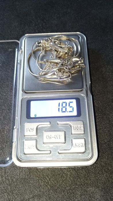 Zestaw srebro i cyrkonie