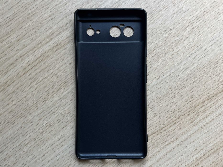 Google Pixel 6 чохол чорний "Carbon" м'який пластик чехол