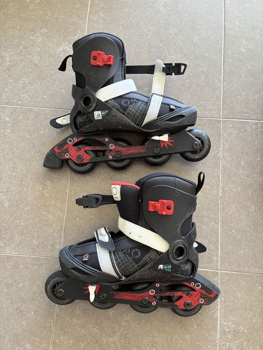 Patins em linha Oxelo Classic II (Rookie) – Tamanho EU 39.5 / UK 6 / US 7 – Com caixa original