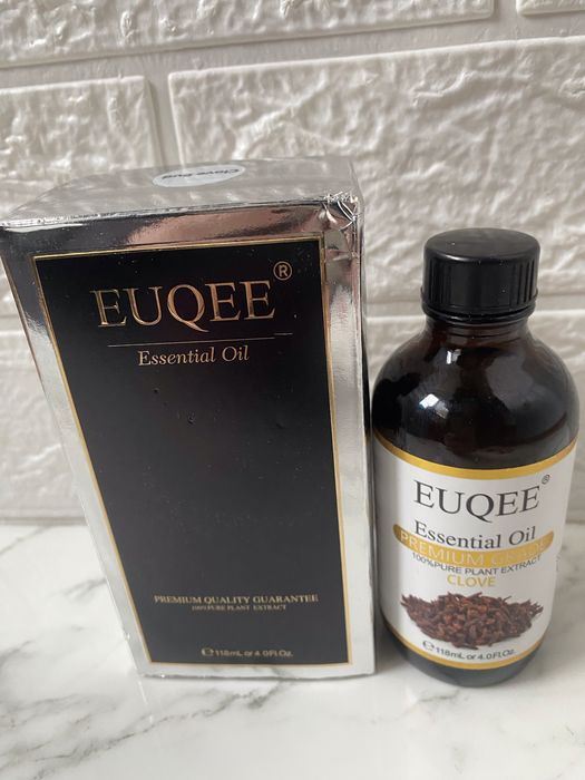 Ефірна олія гвоздики EUQEE 118 мл для дифузора, свічок і мила