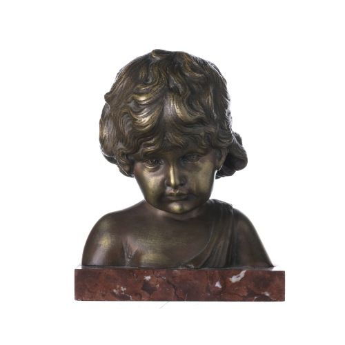 Escultura - Busto de menino - Bastiani (assinada)
