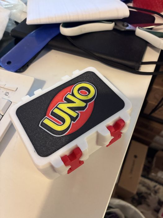 Caixa para guardar cartas UNO
