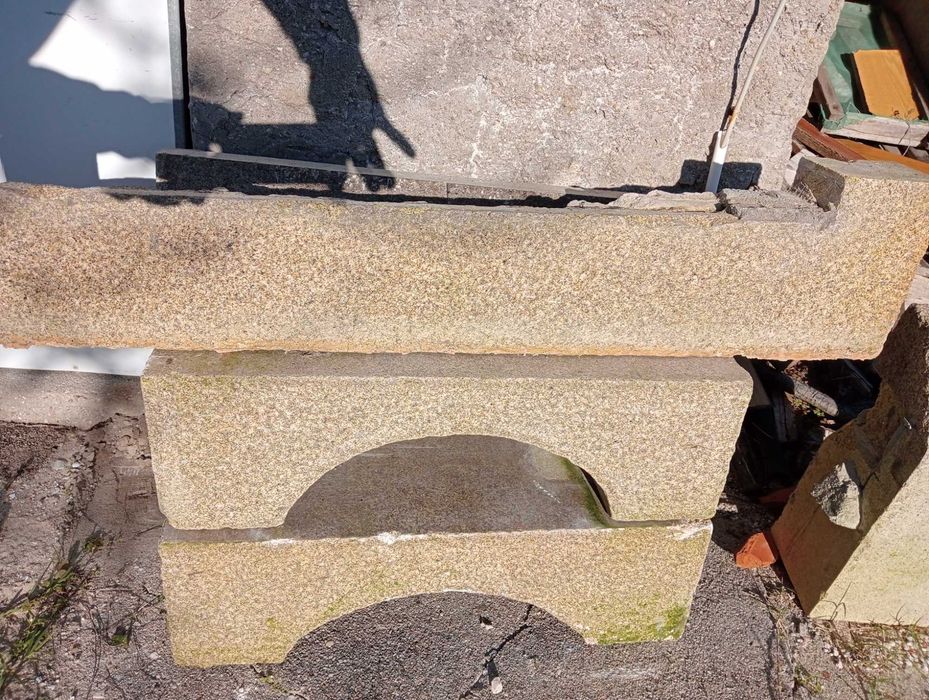 Pedra de granito amarelo para lareiras