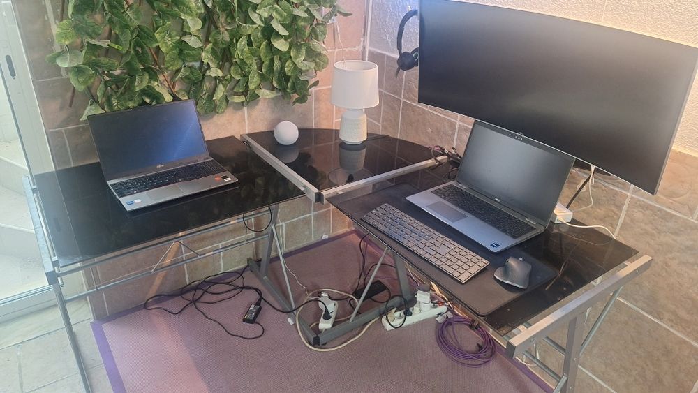 Secretaria dupla de escritório