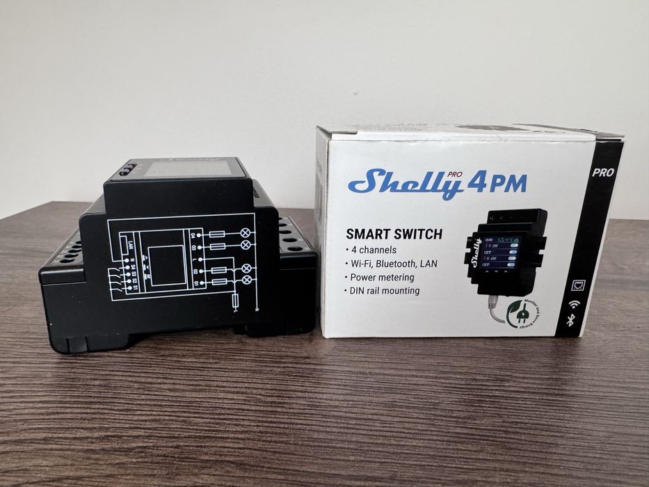 Shelly Pro 4 pn smart switch