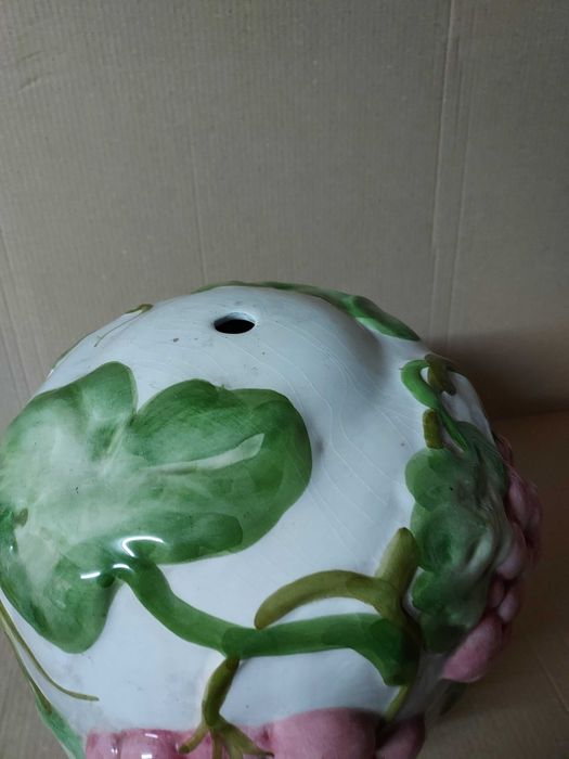 Base candeeiro com uvas