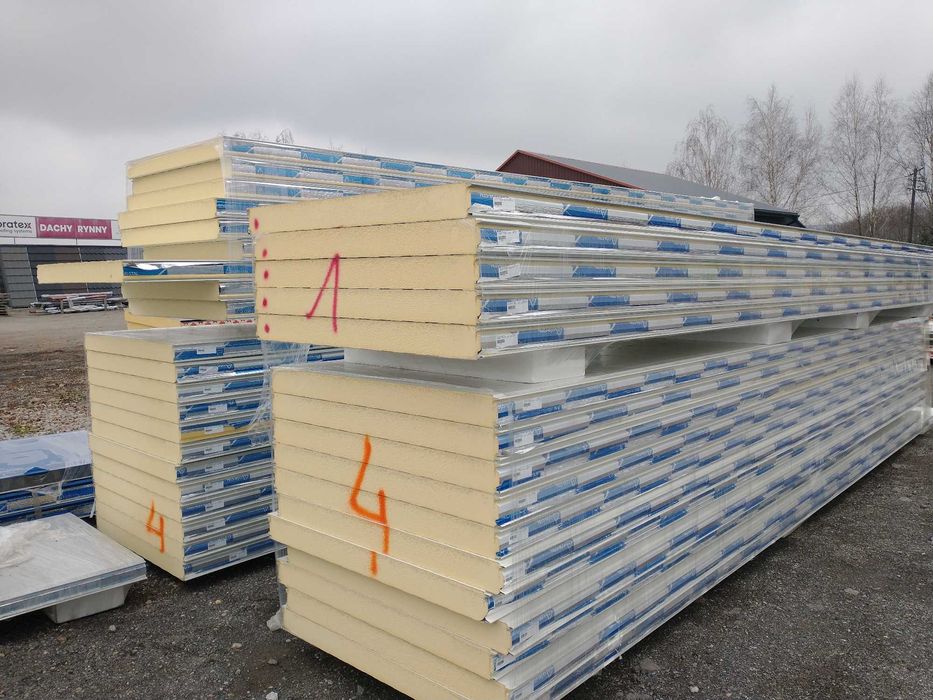 Płyty warstwowe nowe I i II gat transport