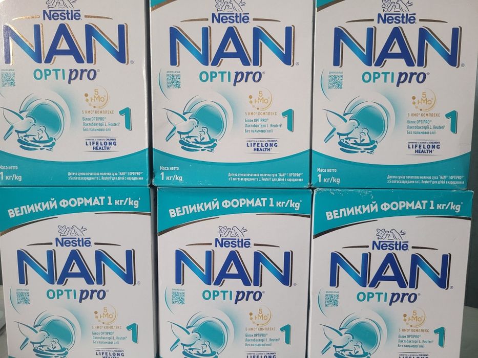 Nan optipro 1 по 1 кг та в банках