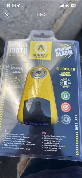 Cadeado de disco mota