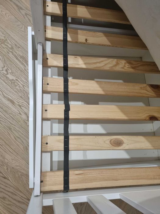 Łóżko dziecięce z barierką + szuflady | dostawa | materac 160×80