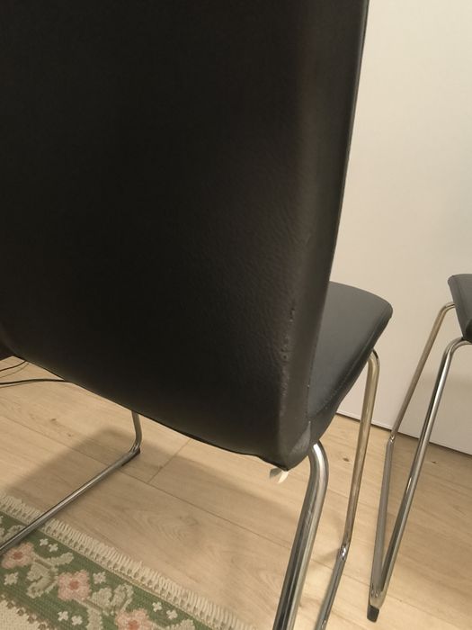 2 cadeiras LILLANAS em pele IKEA
