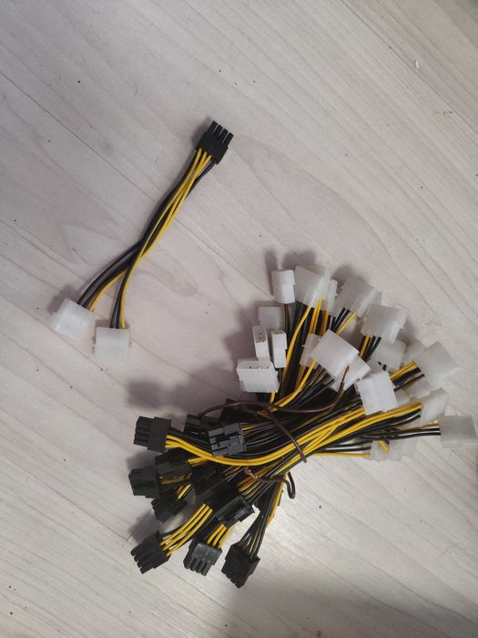 Sata molex Живлення gpu 6 8 pin
