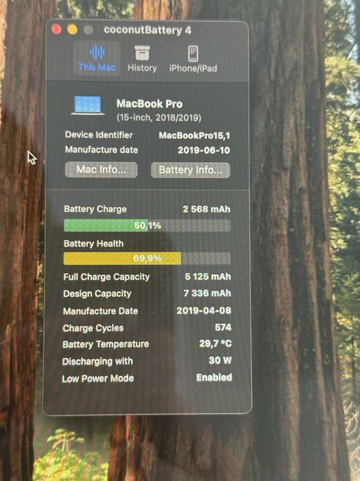 Apple Macbook Pro 15 2019 i7/ 32 / 512