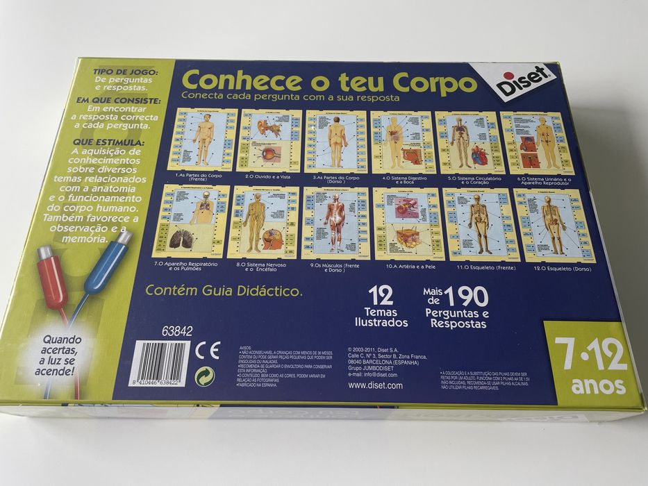 Jogo “Conhece o teu Corpo”, Diset, Novo