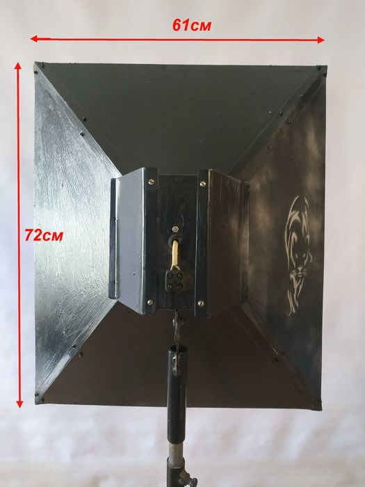 Комплект студийного света: 2 Софтбокса + Рефлектор + Лампы 65W (Сталь)
