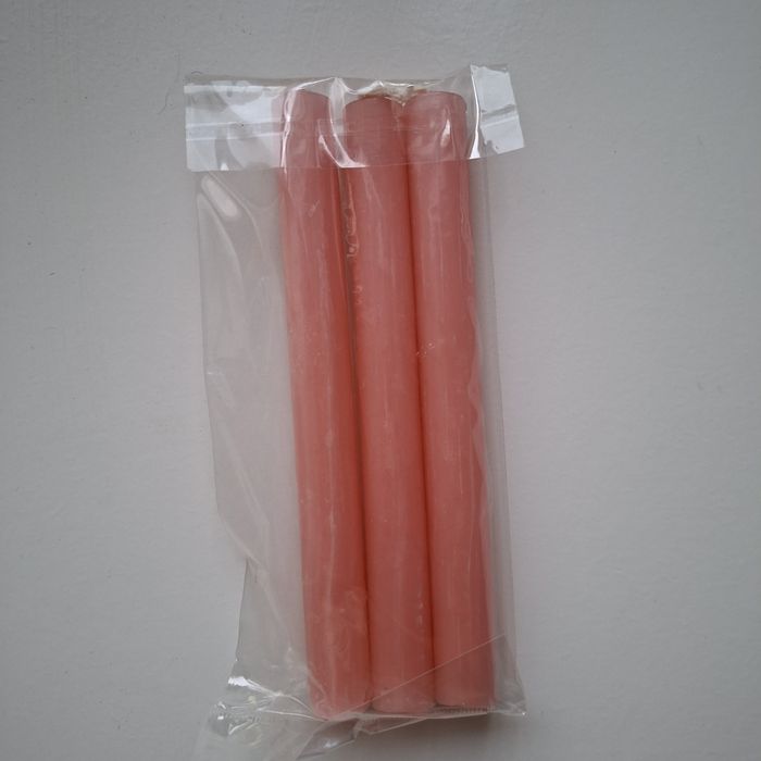 Velas cor de rosa 15x15