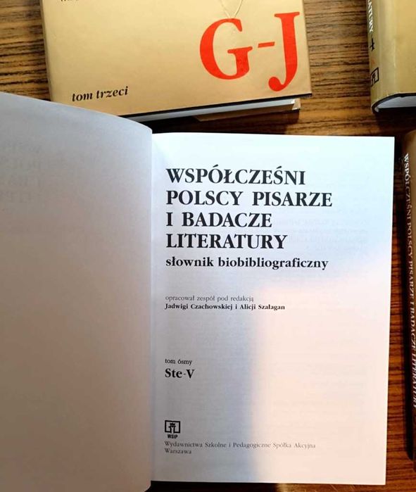 Współcześni polscy pisarze i badacze literatury / 1-9 KOMPLET / BDB