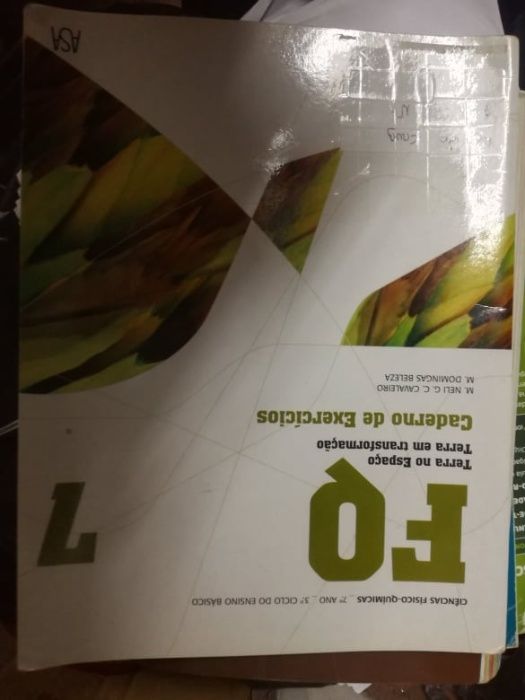 Livro de física e química FQ Terra no espaço... + caderno de atividade