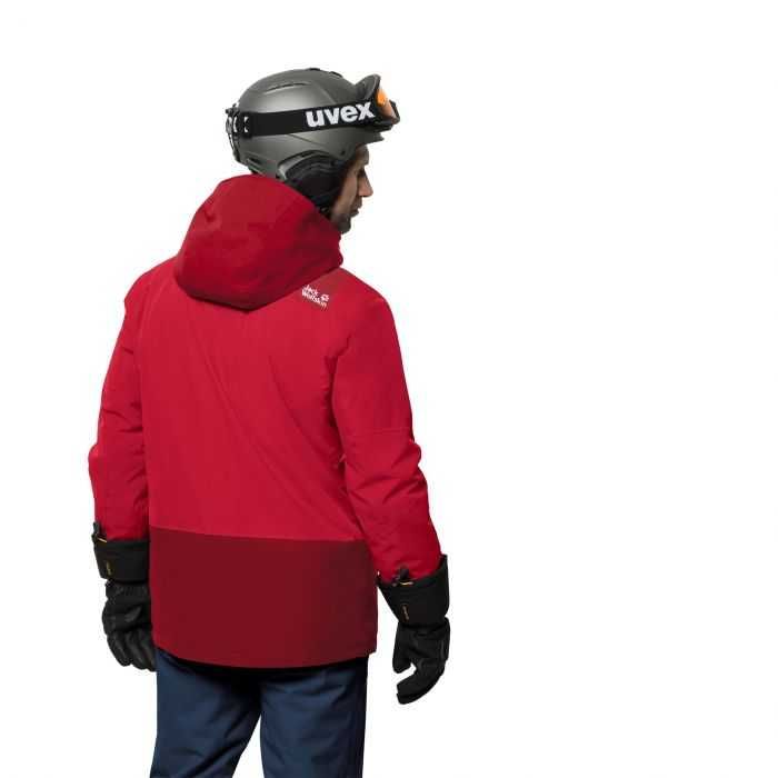 Męska kurtka Jack Wolfskin Big White Jacket Dark Lacquer Red