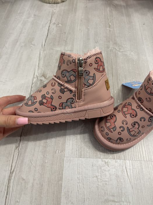 Угги дитячі, уги для дівчинки, 23-14см зимове взуття